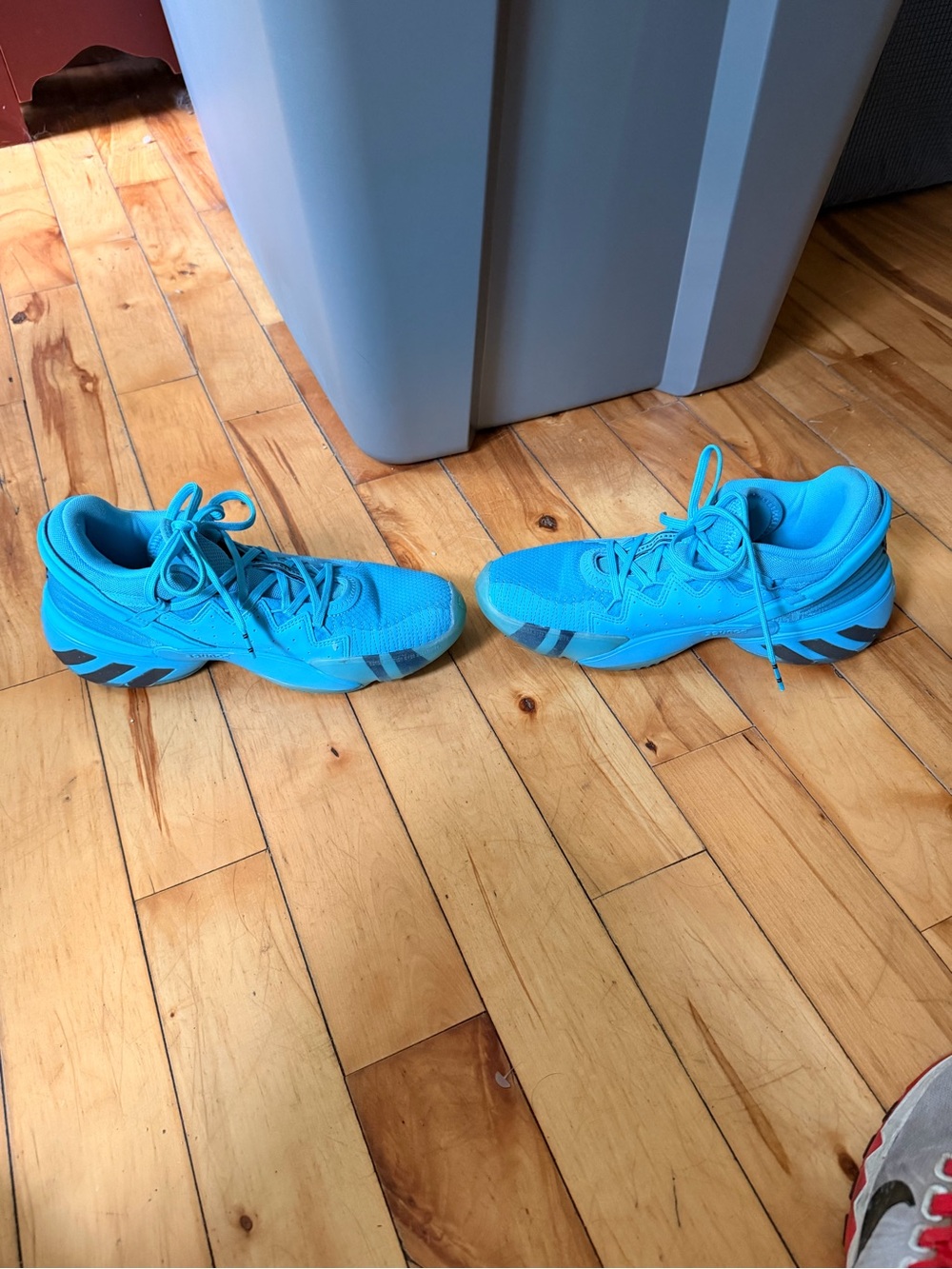 adidas crayola Light Teal Blue Athletic Sneakers - Picture 2 of 6